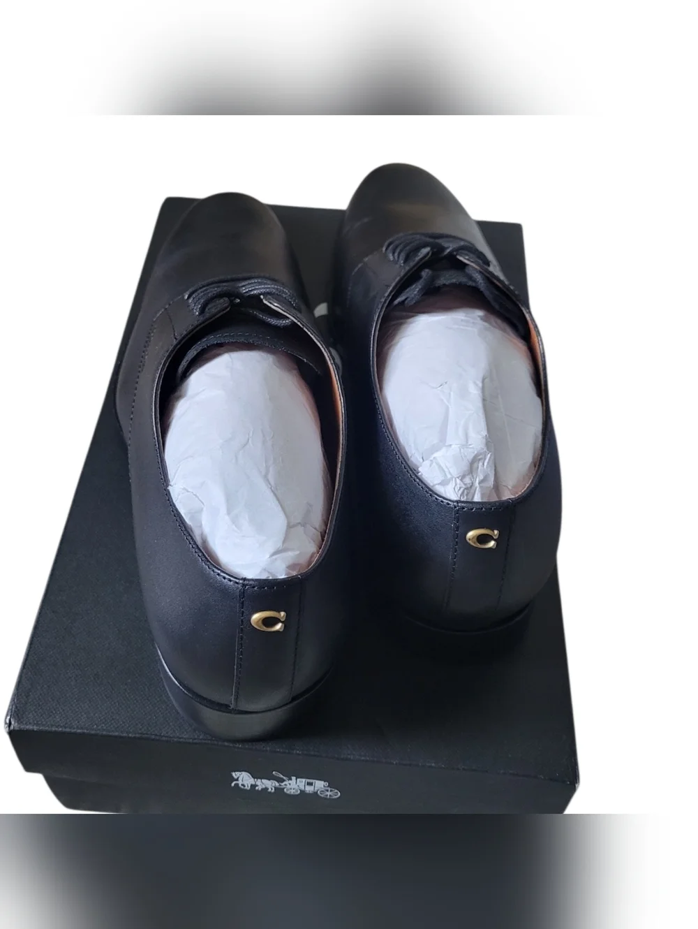 Coach Sculpt C Derby Oxford Black, US 7.5 - Picture 6 of 7